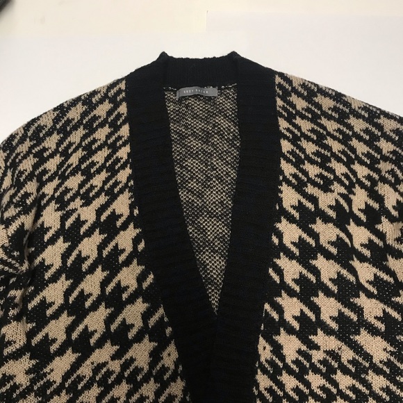 HOUNDSTOOTH CARDIGAN BROWN & BLACK - Picture 3 of 6